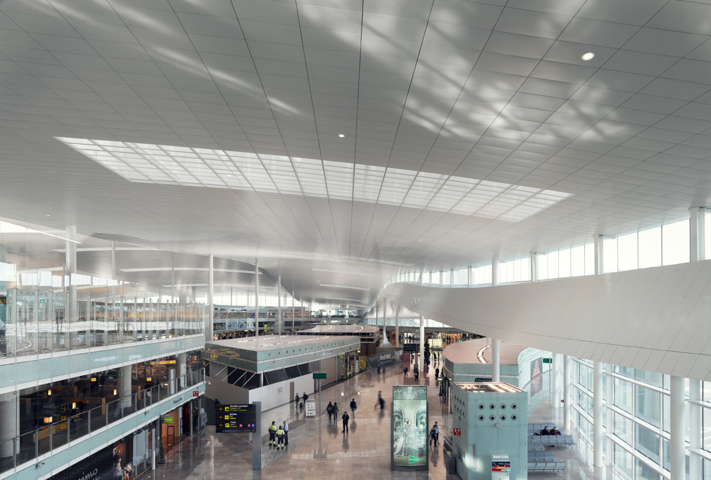 Terminal 1 at the Barcelona Airport – Ricardo Bofill Taller de Arquitectura
